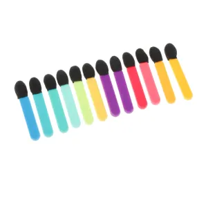 12 Eyeshadow Sponge Brushes Shadow Gradient Applicator Eye Makeup Brush Set