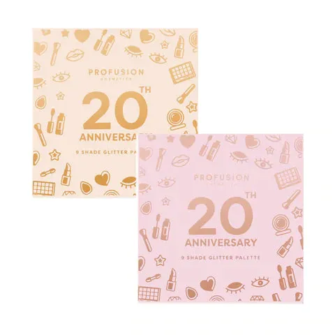 20th Anniversary Pressed Glitter Palette