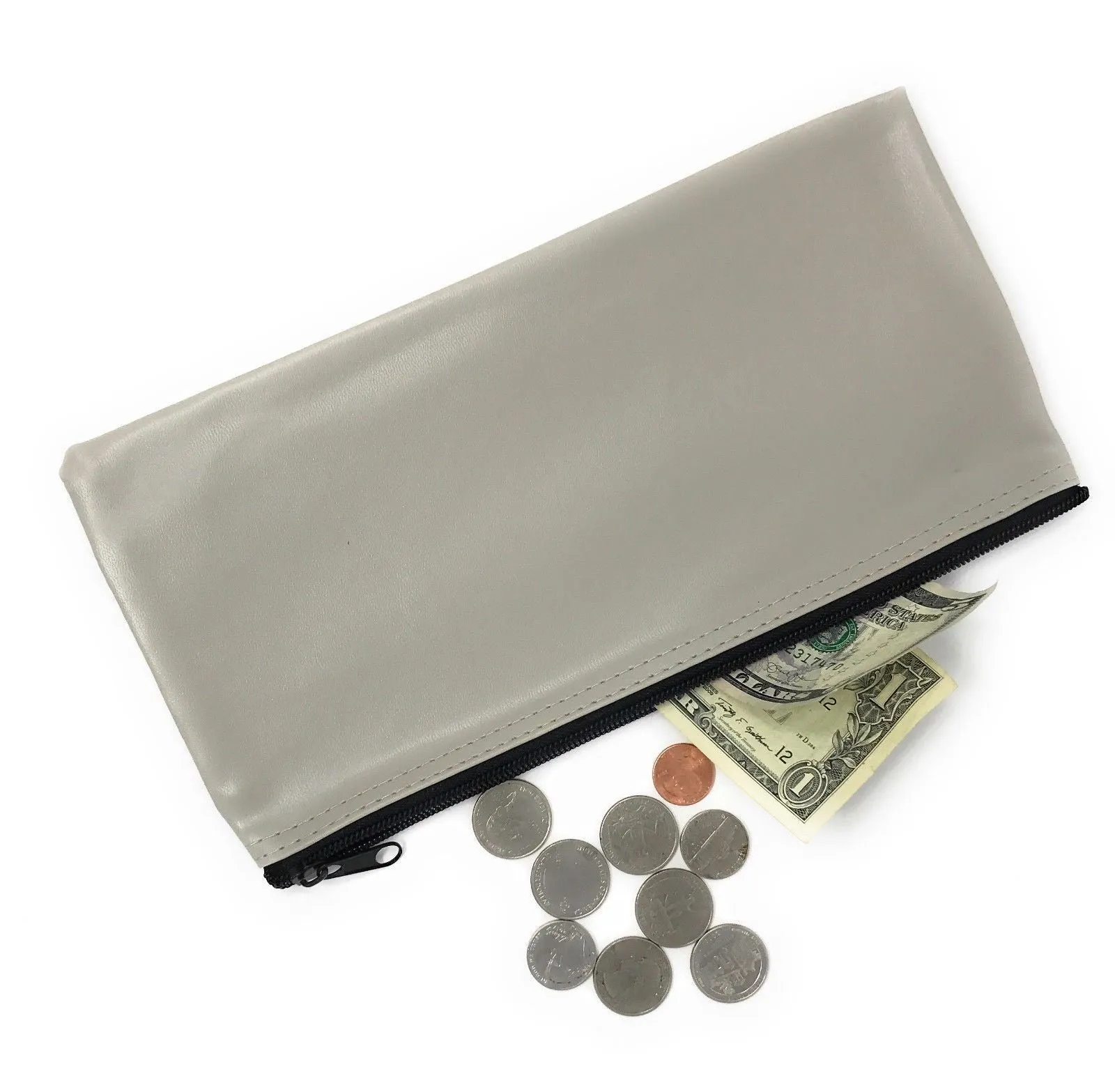 25 Lot Zippered Bank Deposit Bag Carry Pouch Safe Money Organizer Wholesale