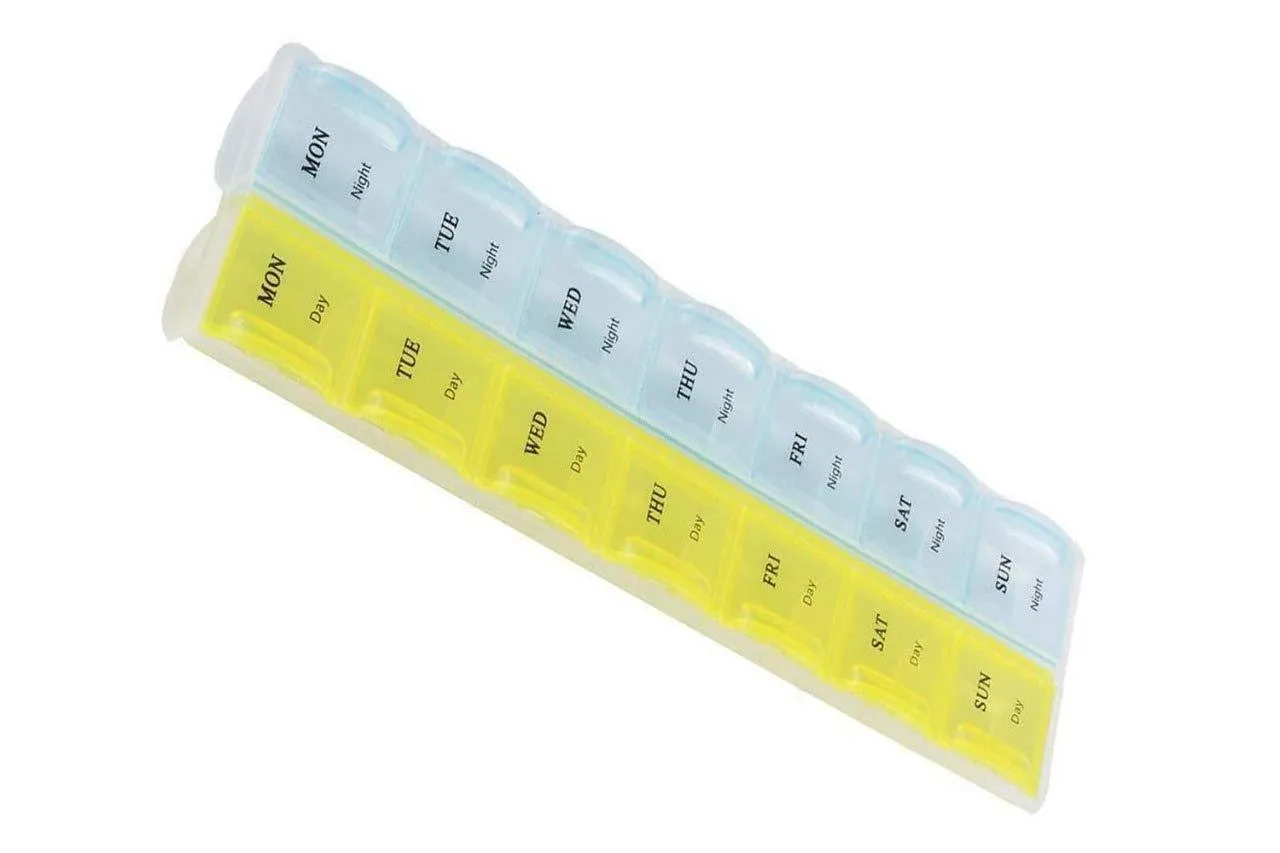 373 28 Days Medicine Pill Drug Storage Box Case Mini Pillbox Container