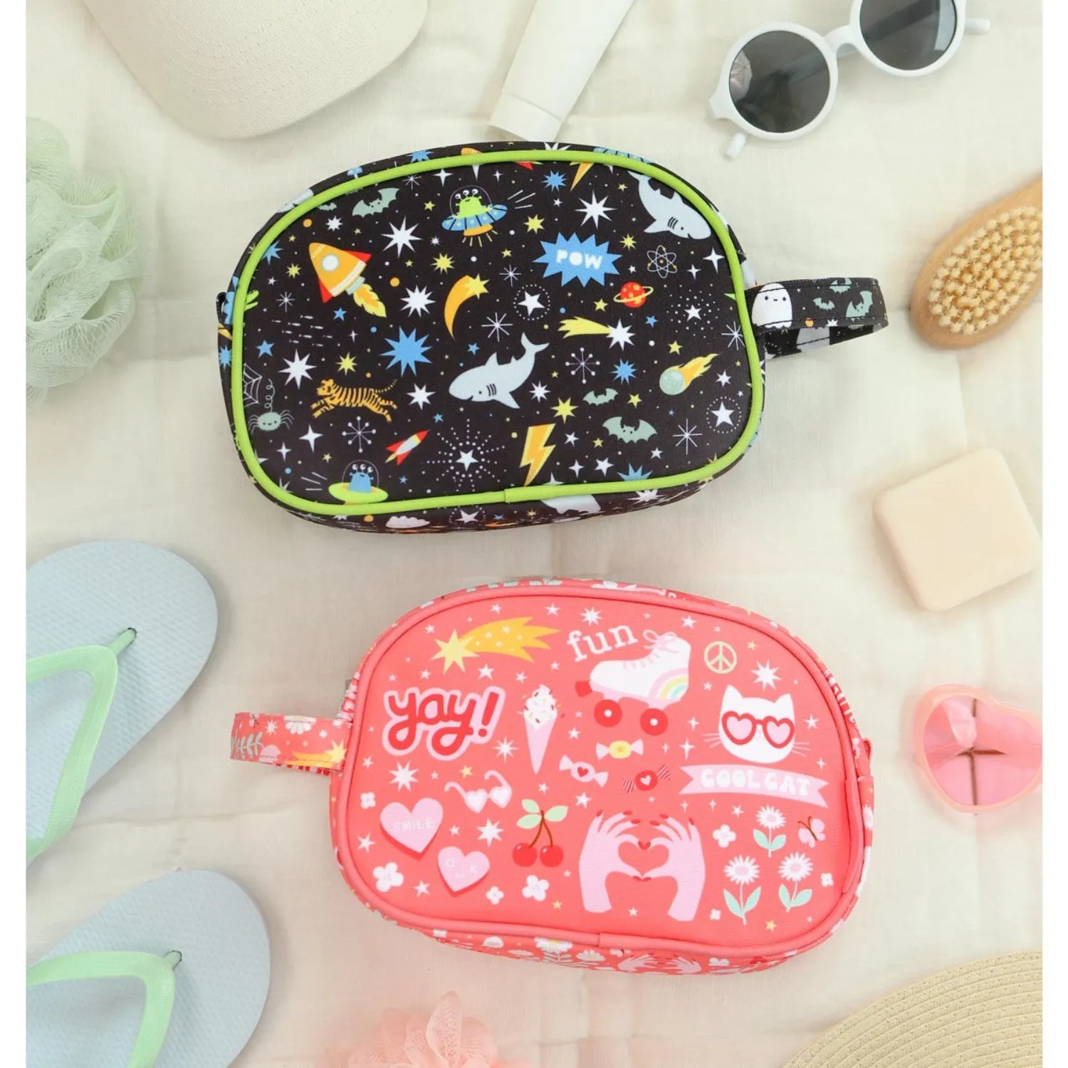 A Little Lovely Company Galaxy Toiletry Bag