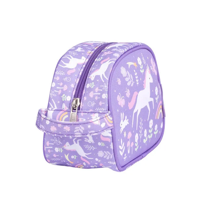 A Little Lovely Company Toiletry Bag: Unicorn Dreams