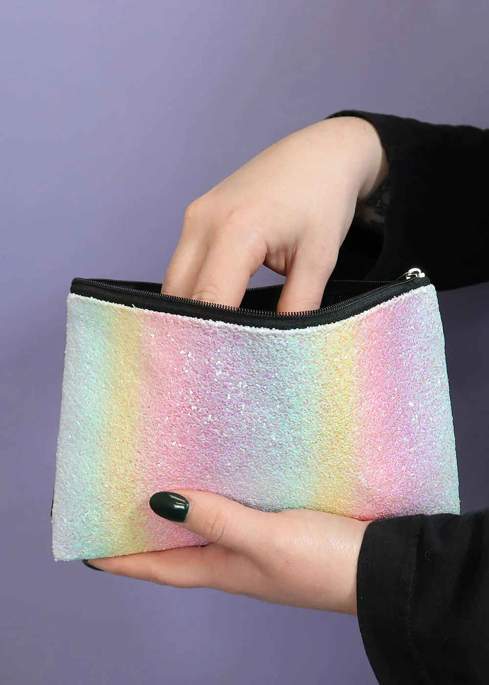 a2o Lab Makeup Pouch - Pink Glitter