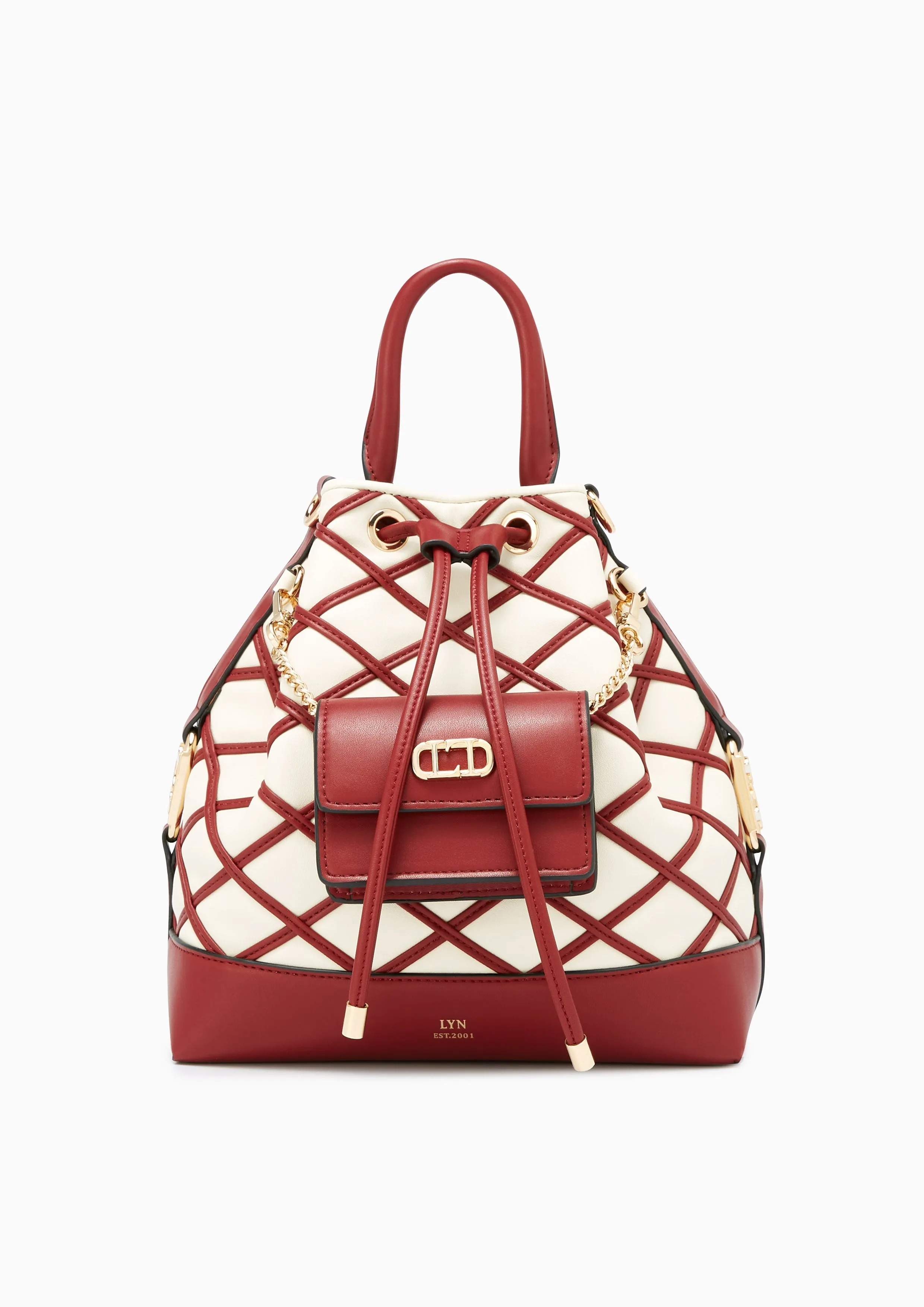 Abelyn Bucket Bag - Red