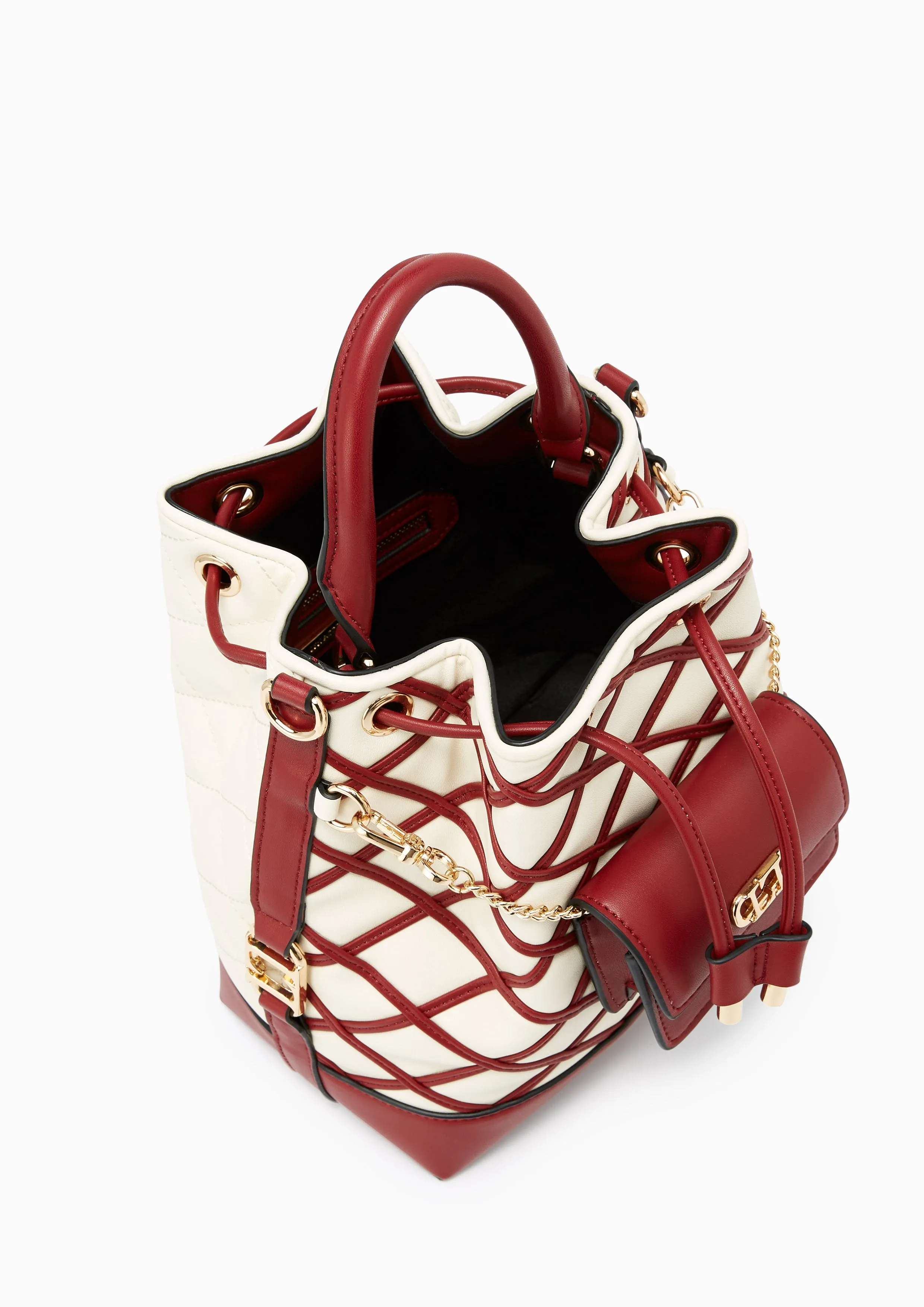 Abelyn Bucket Bag - Red