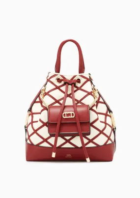 Abelyn Bucket Bag - Red