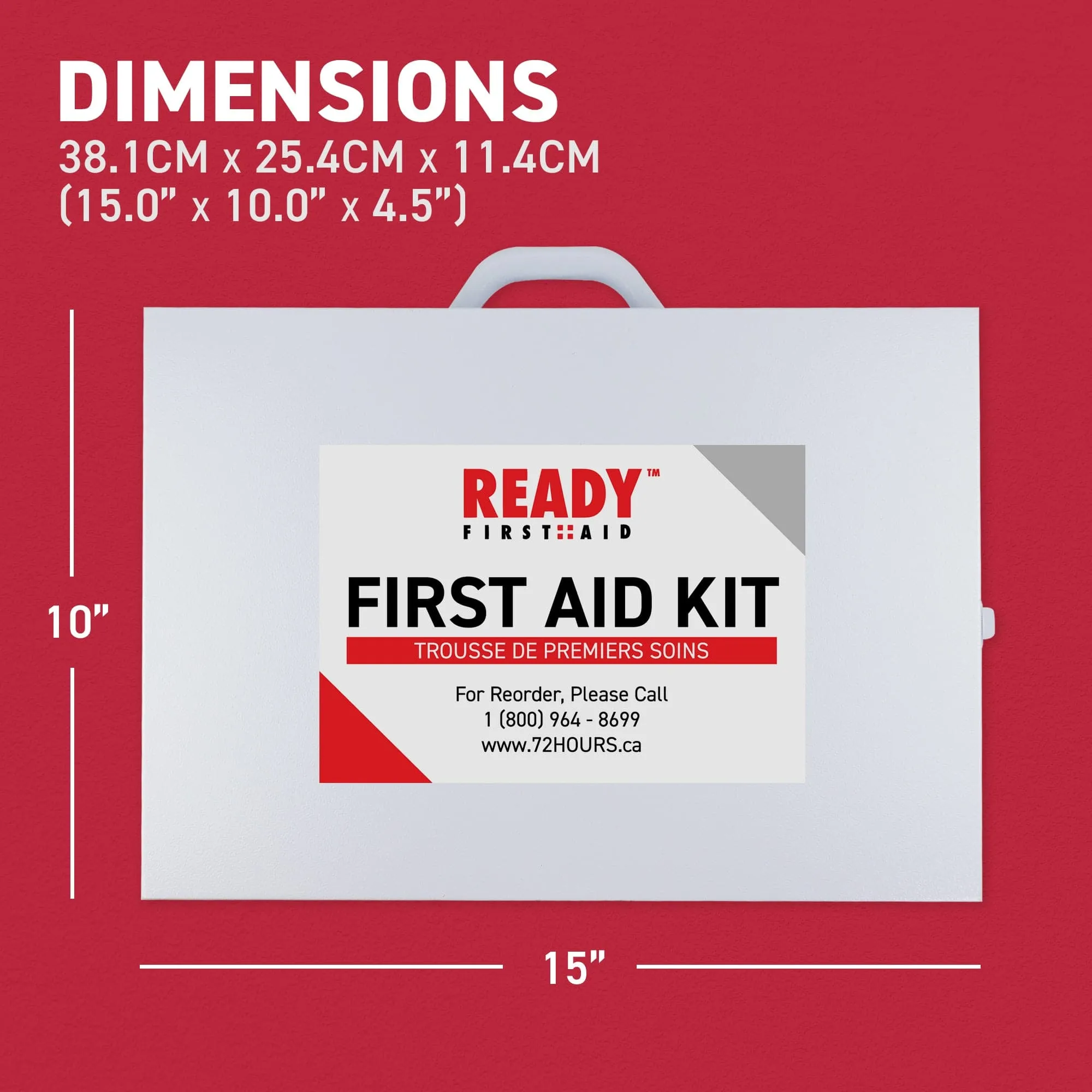 Alberta Number 2 First Aid Kit with Metal Cabinet