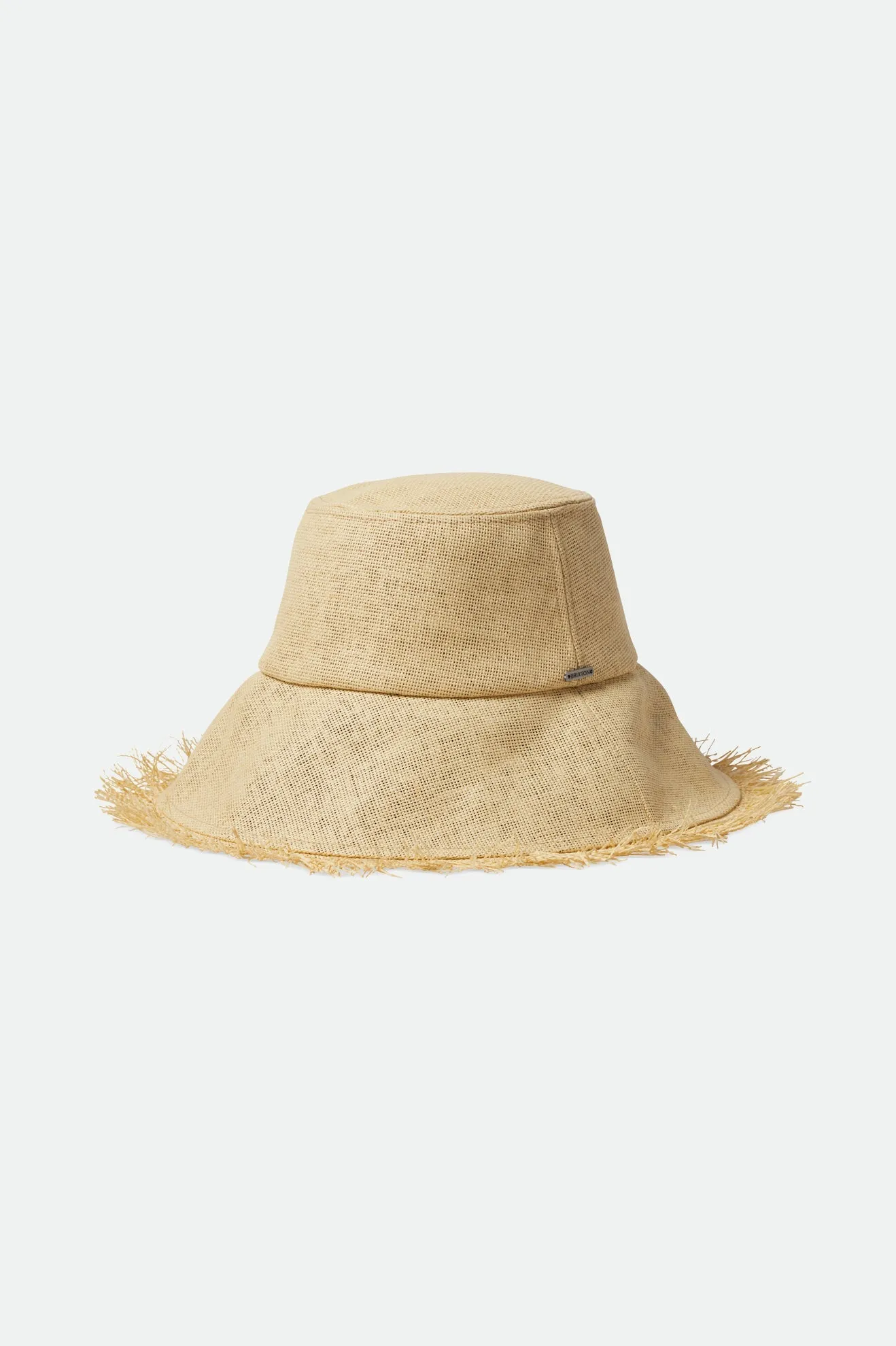 Alice Straw Bucket Hat - Tan