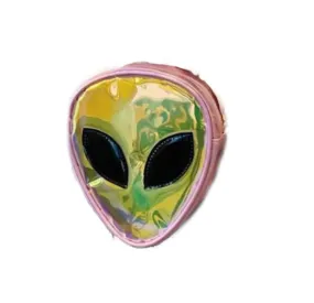 Alien Face Cross Body Handbag