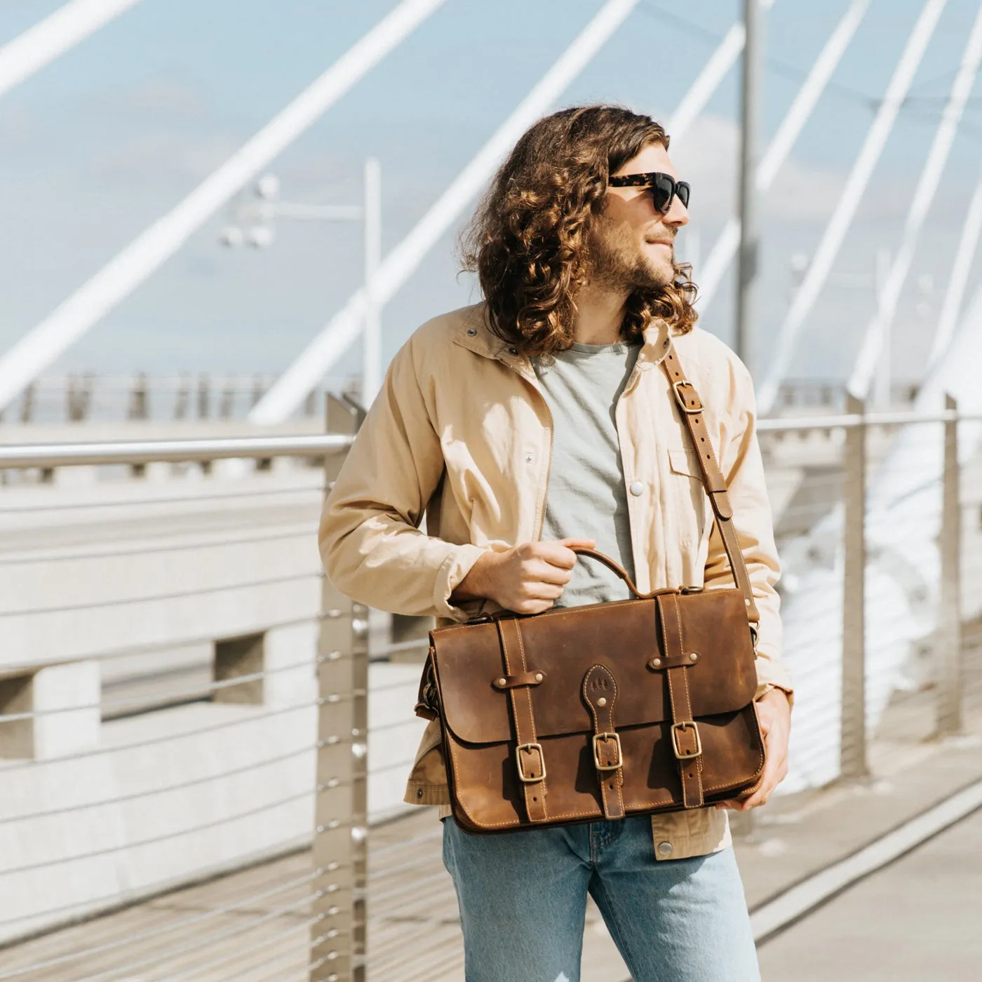 'Almost Perfect' Classic XL Messenger Bag