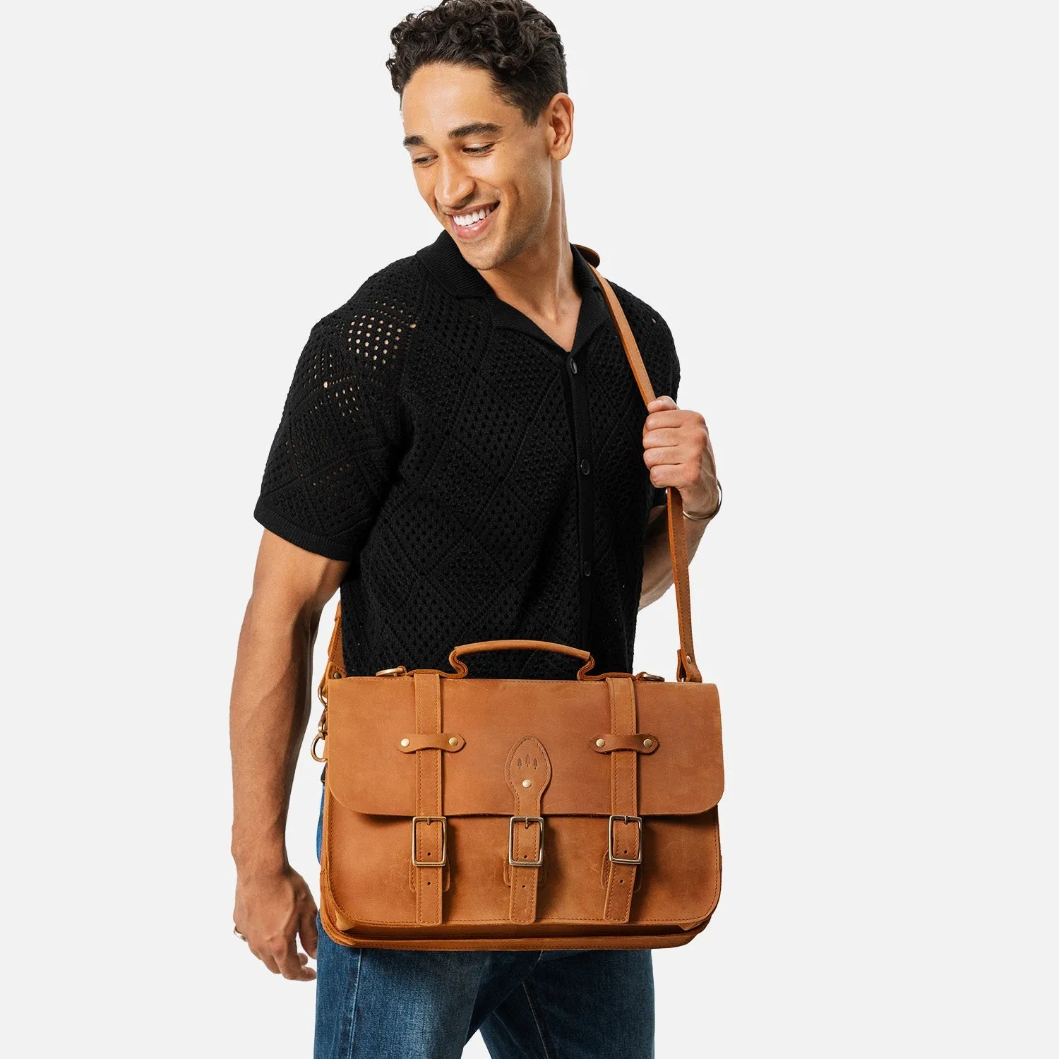 'Almost Perfect' Classic XL Messenger Bag