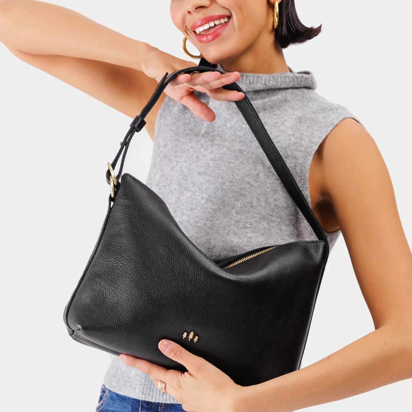 'Almost Perfect' Slouchy Shoulder Bag