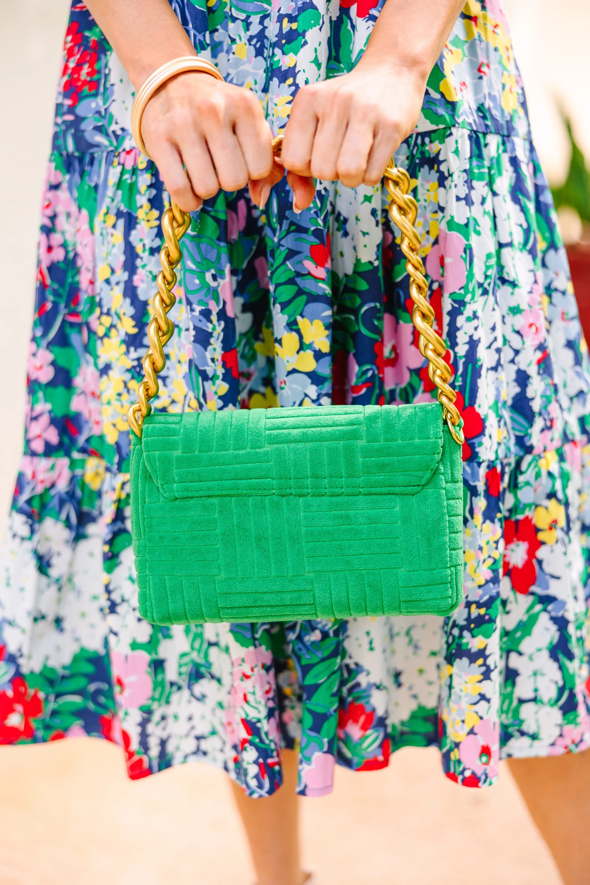 Along The Way Green Purse