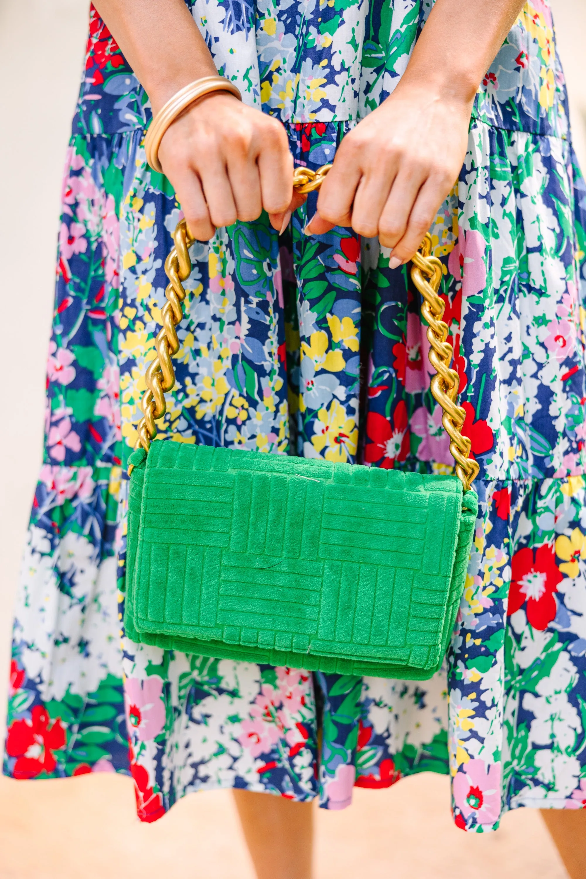 Along The Way Green Purse