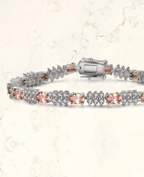 Alsace Silver CZ Bracelet