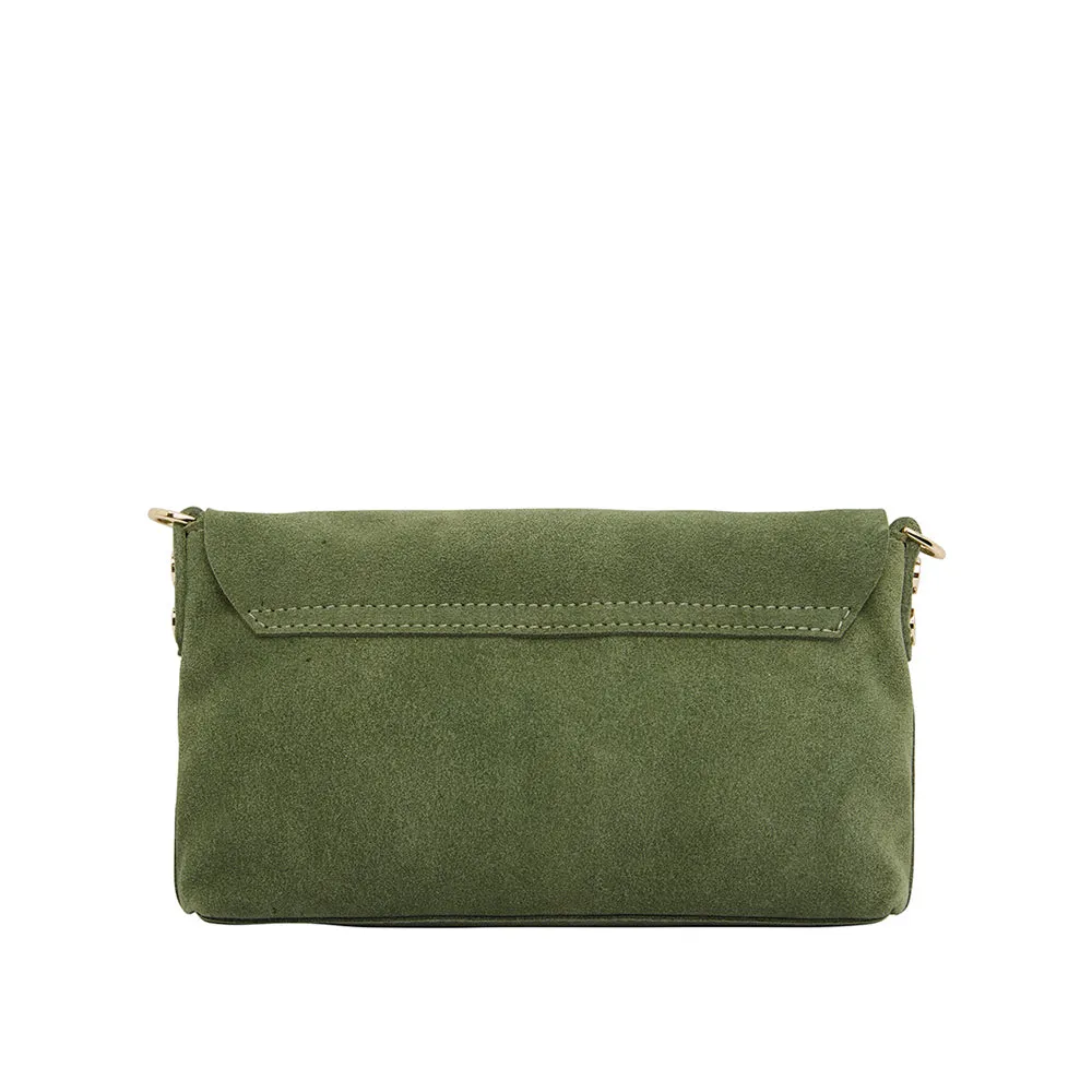 Arlington Milne Paige Clutch/Wallet - Sage Suede