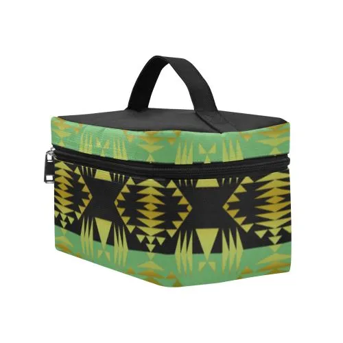 Between the Mountains Sage Cosmetic Bag/Large