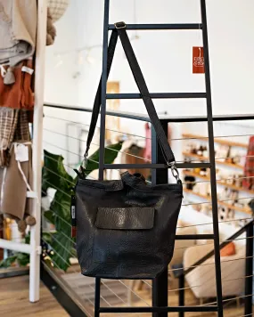 Bianca Bubble Black Tote