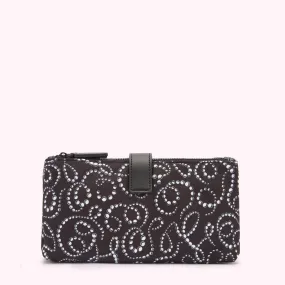 BLACK PEARL PRINT DOUBLE MAKEUP BAG