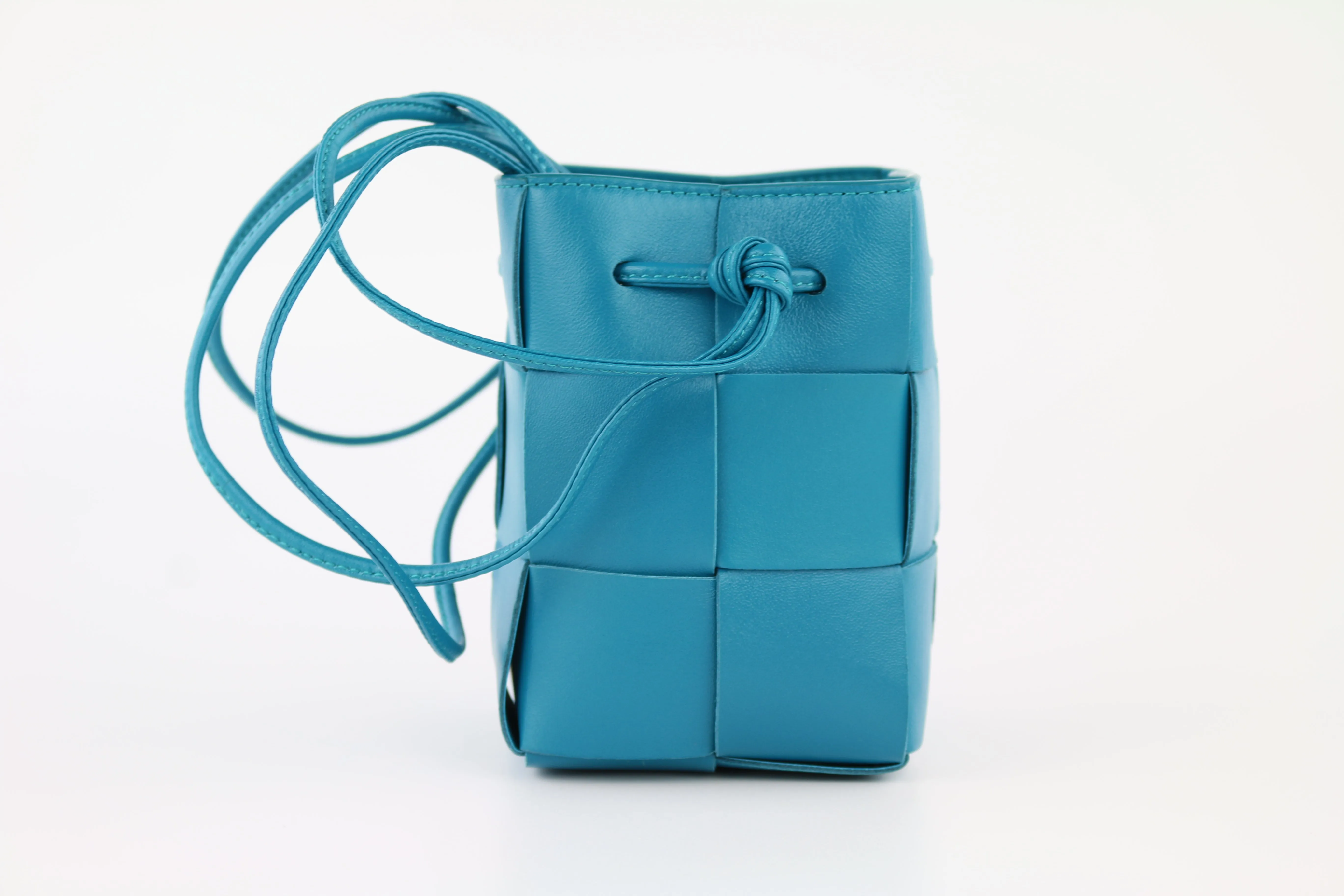 Blaster Nappa Maxi Intrecciato Mini Cassette Bucket Bag