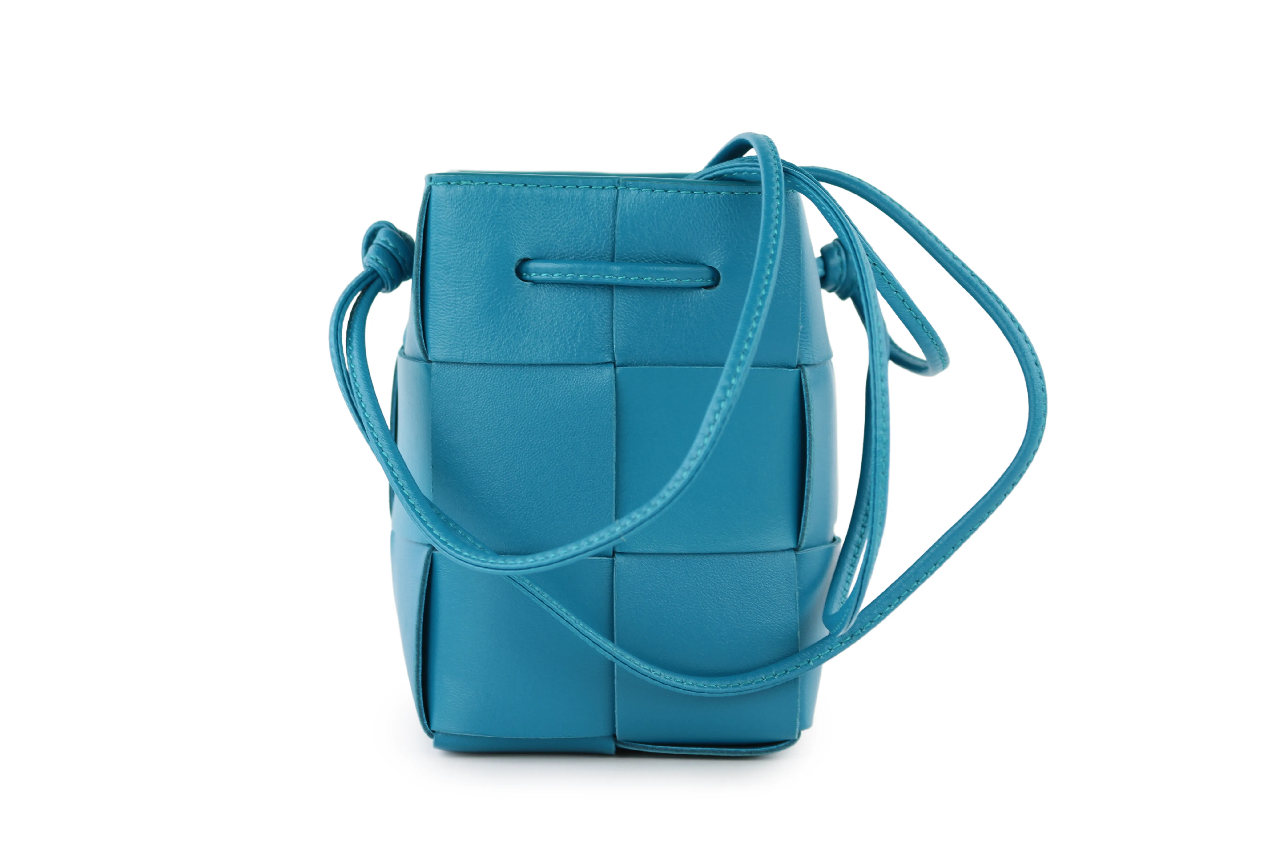 Blaster Nappa Maxi Intrecciato Mini Cassette Bucket Bag