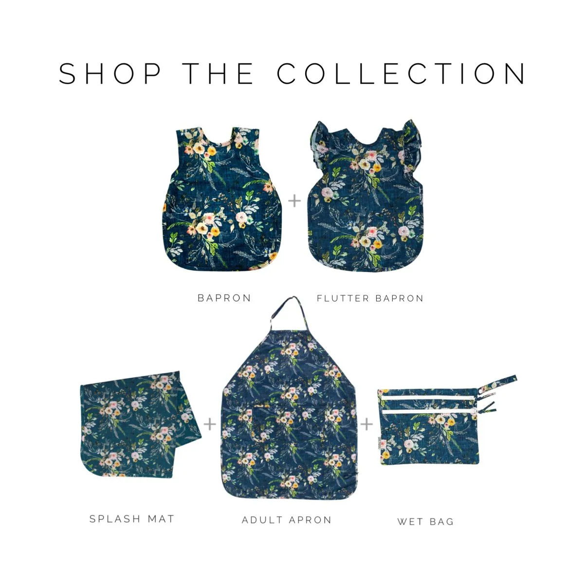 Boho Floral - Waterproof Wet Bag (For mealtime, on-the-go, and more!)