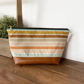 Boho Stripe Makeup Bag