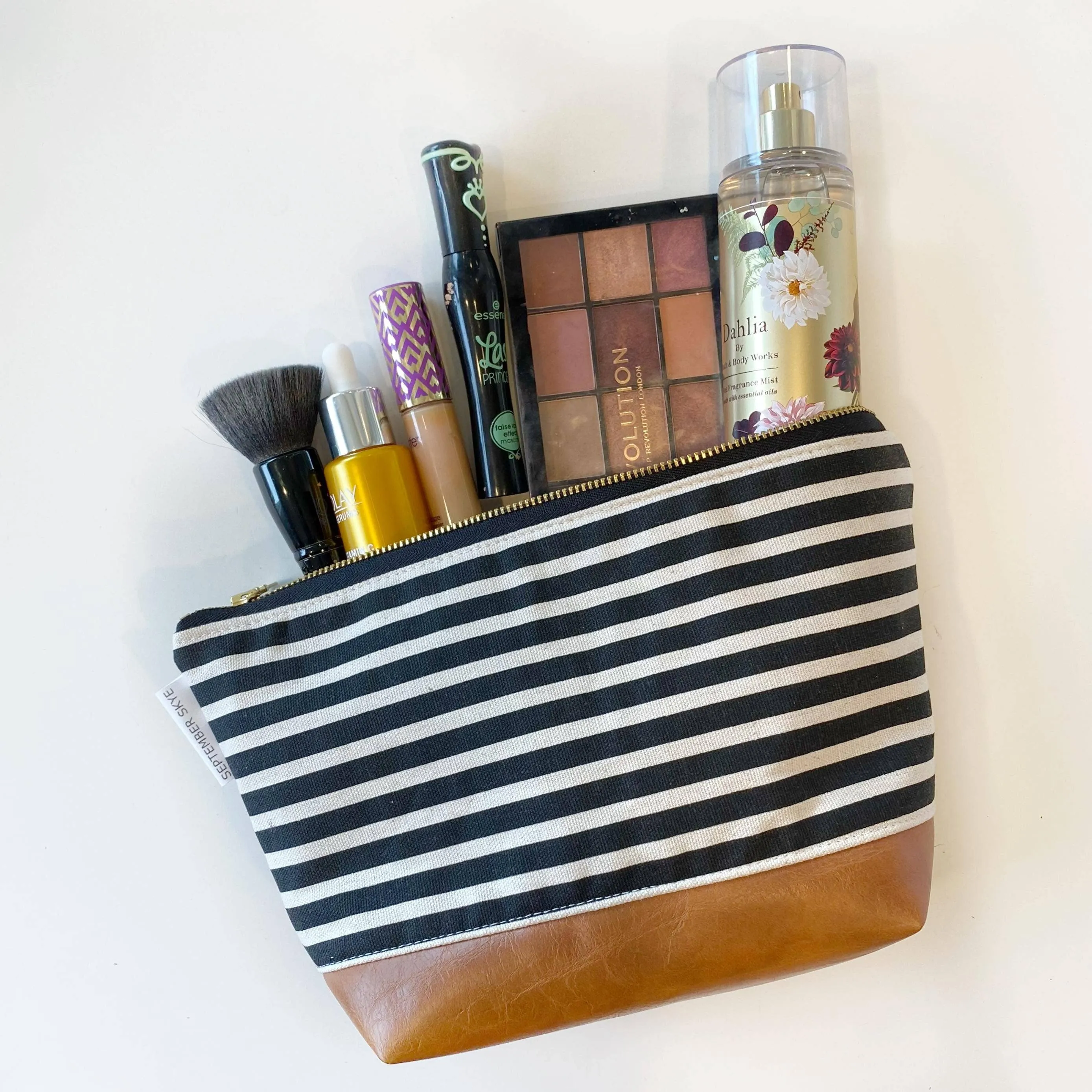 Boho Stripe Makeup Bag