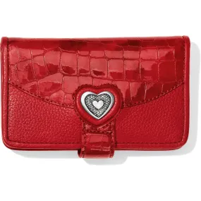 Brighton Bellissimo RED Heart Card Wallet SS22/24