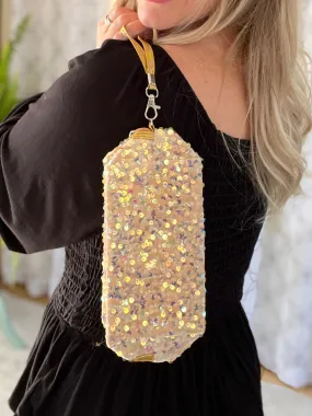 Bring on the Day Sequins Bag in Gold