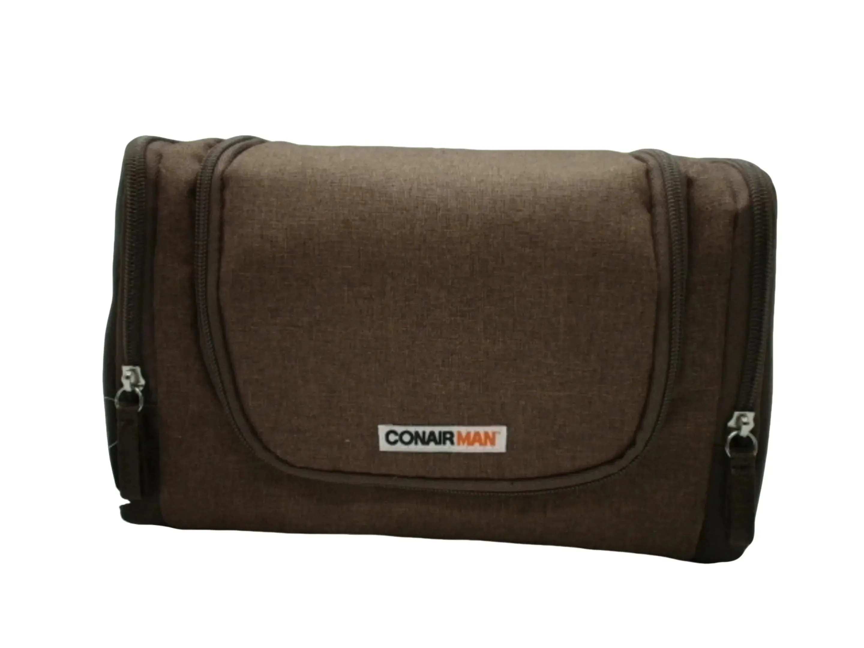 Brown Toiletry Bag for Men by Conair - Travel Dopp Kit