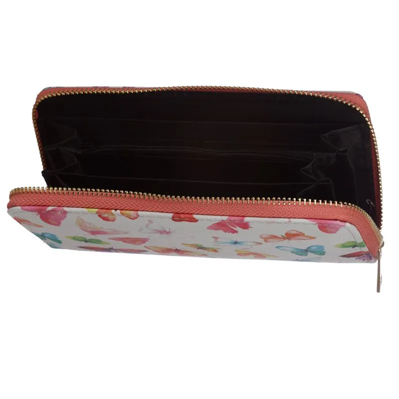 Butterfly Large Wallet Purse