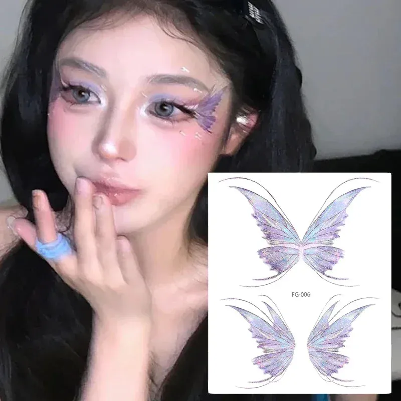 Butterfly Temporary Wing Makeup Tattoos