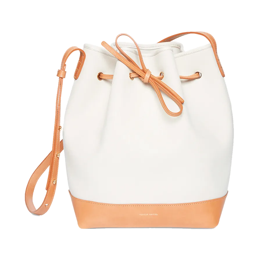 Canvas Bucket Bag