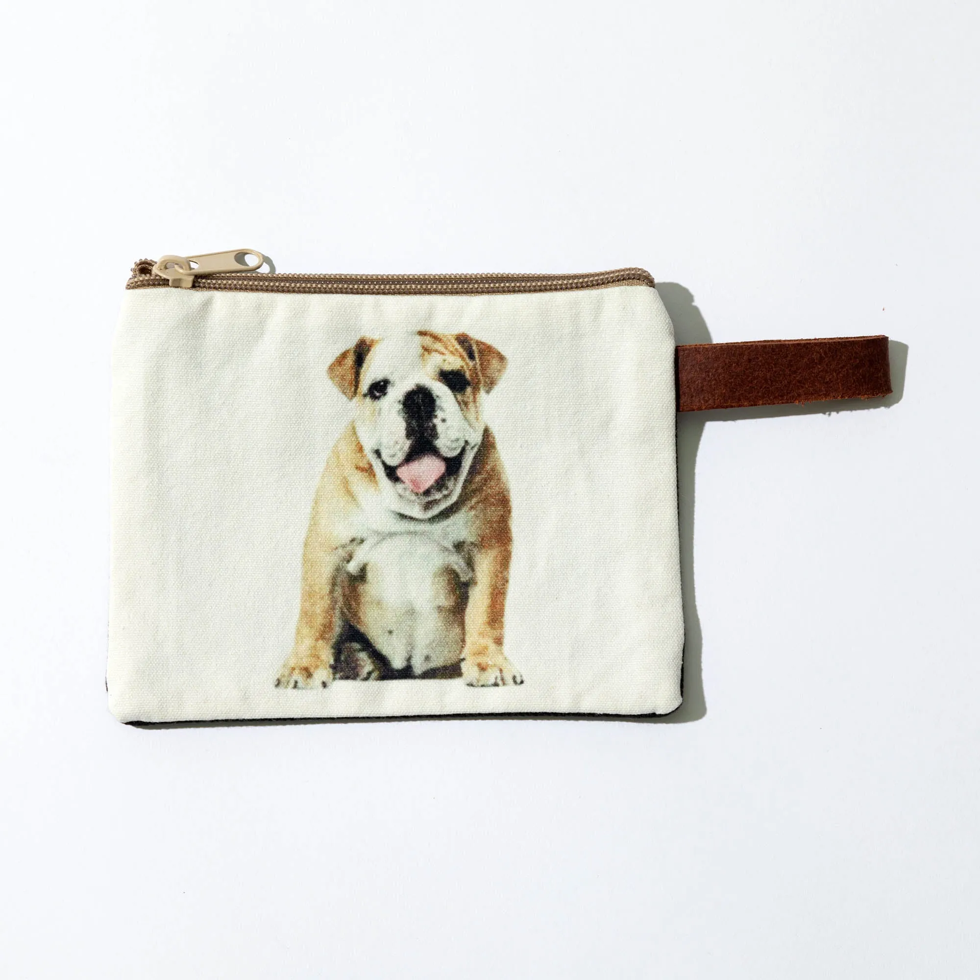 Canvas Dog Breed Makeup Bag