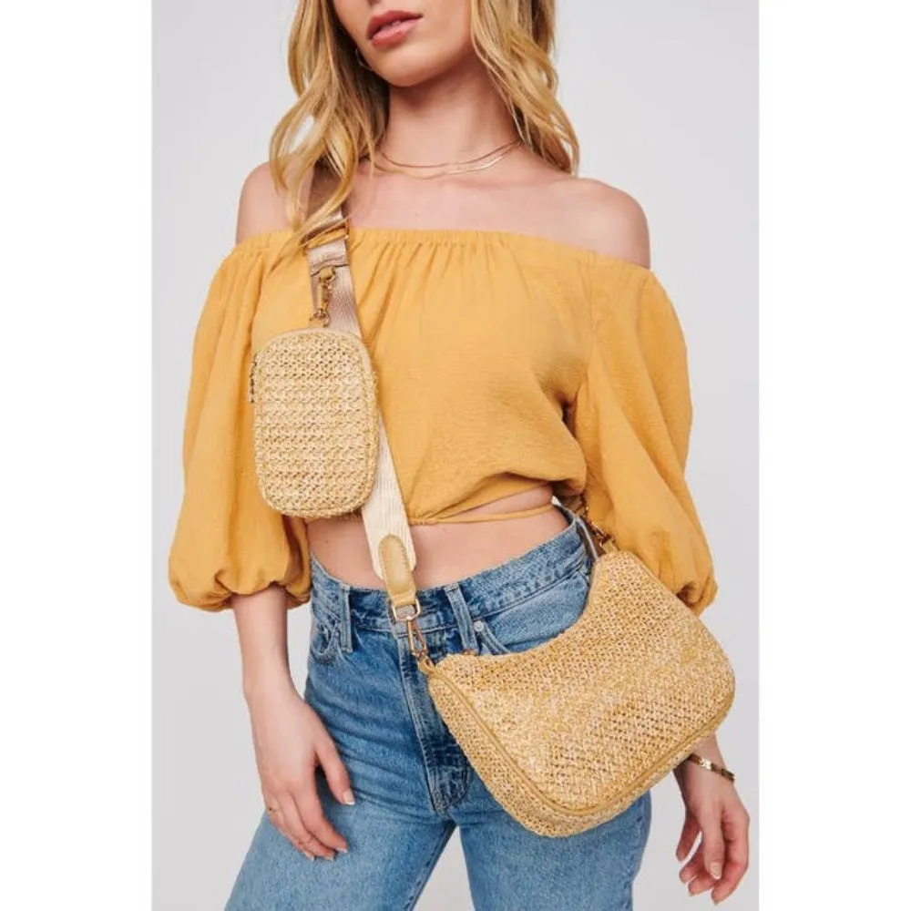 Charlotte Straw Crossbody