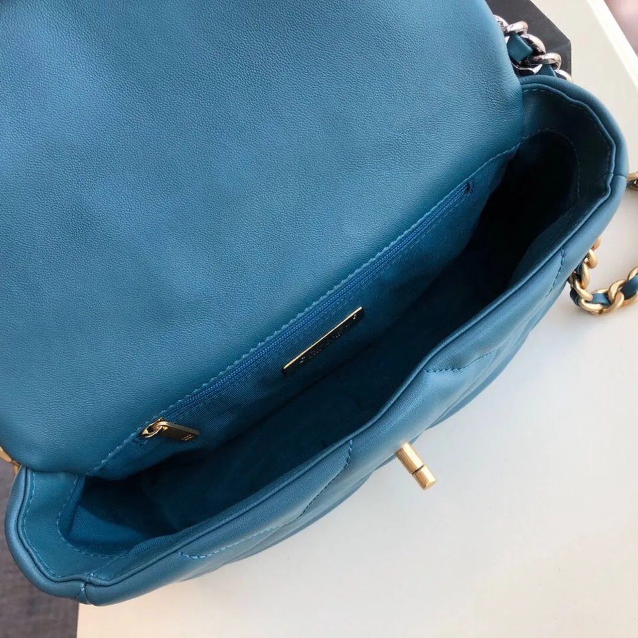 CHL 19 Large Handbag Teal For Women, Women&#8217;s Bags, Shoulder And Crossbody Bags 11.8in/30cm AS1161