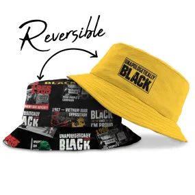 Civil Rights Movement Poster Art Reversible Bucket Hat