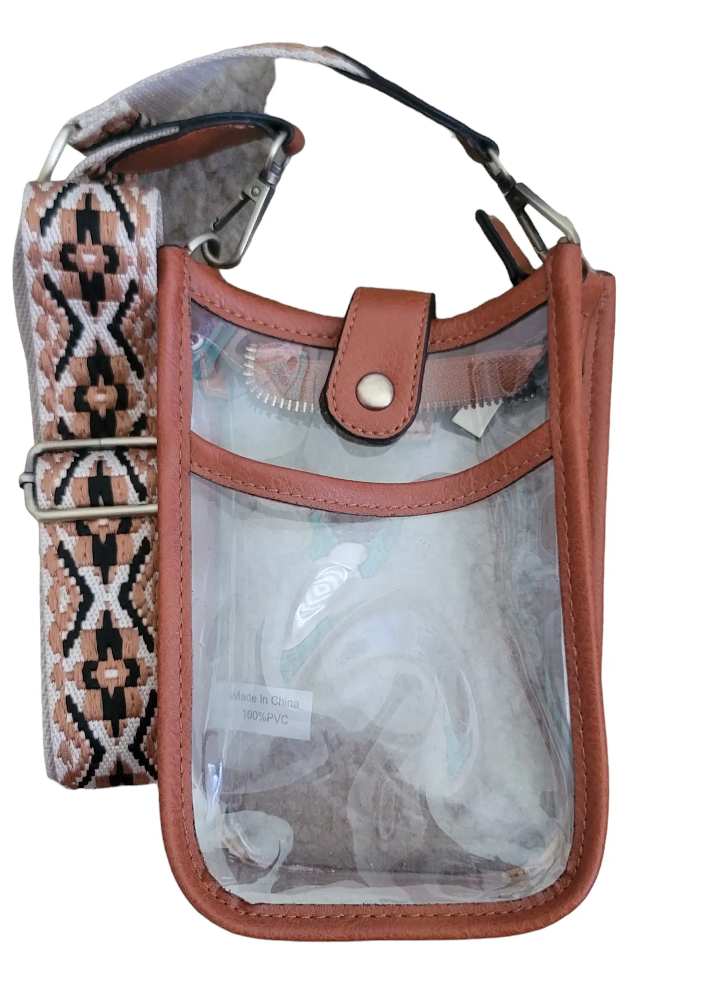 Clear Chic Cross Body Purse