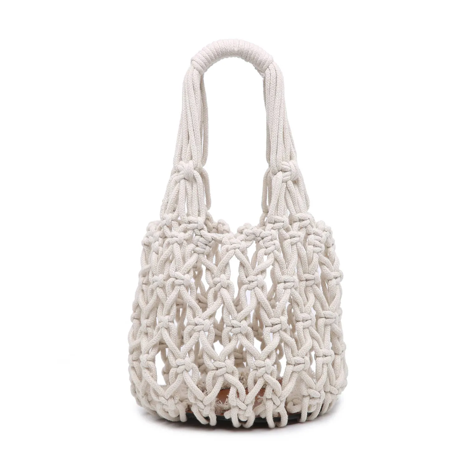 Colbie Macrame Bucket Bag