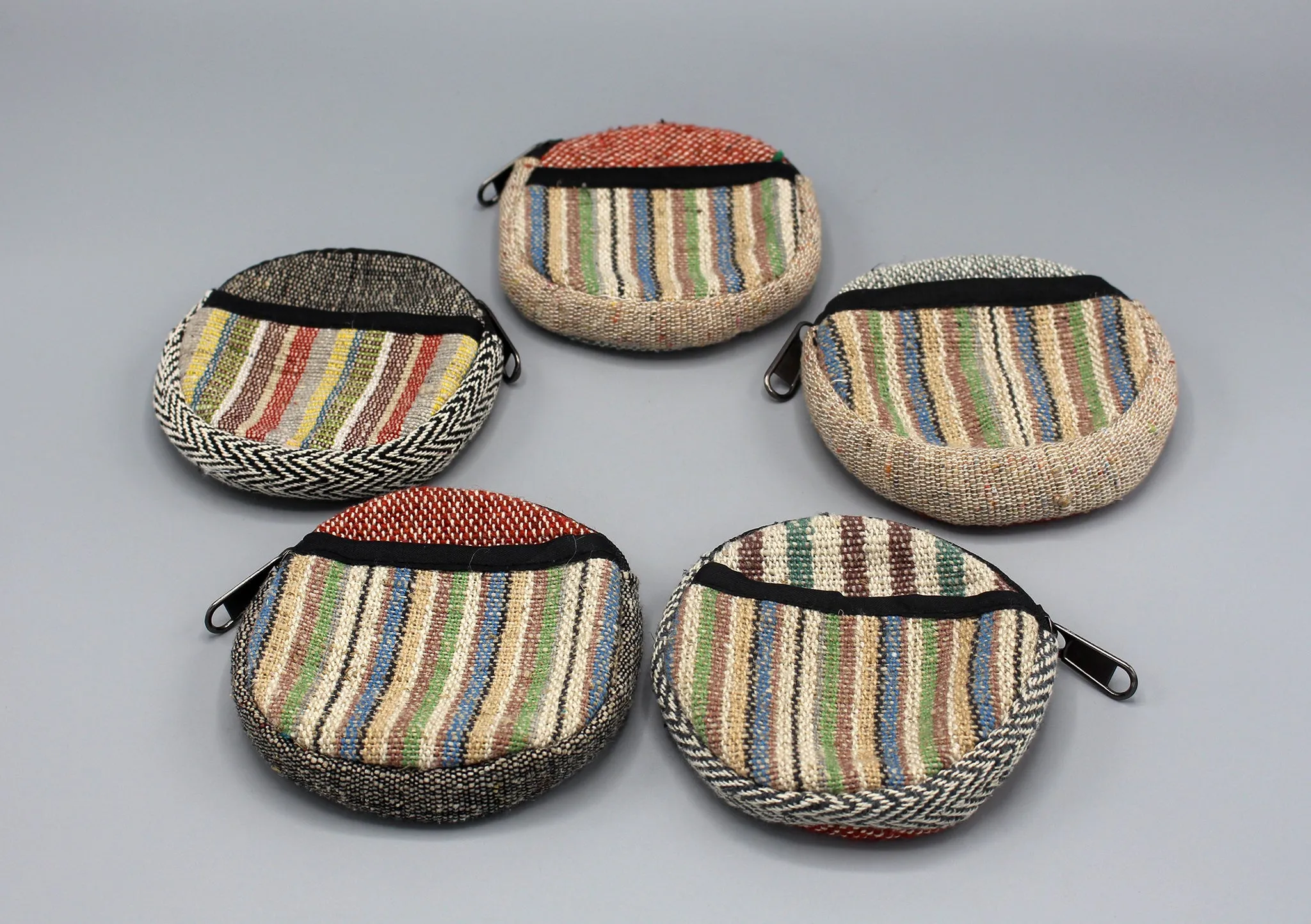 Colorful Hemp Coin Purse