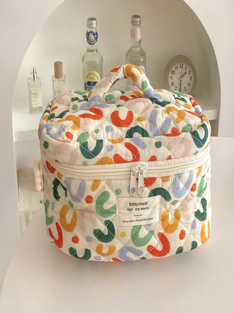 Colorful UU Makeup Bag