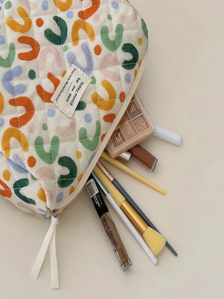 Colorful UU Makeup Bag