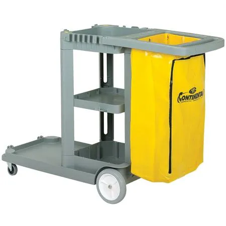 Continental Janitor Carts-Blue