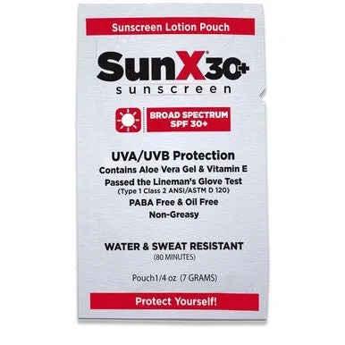 Coretex SunX SPF30 Sunscreen Wallmount 50/Box 91663