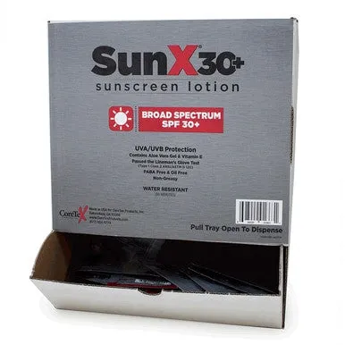 Coretex SunX SPF30 Sunscreen Wallmount 50/Box 91663