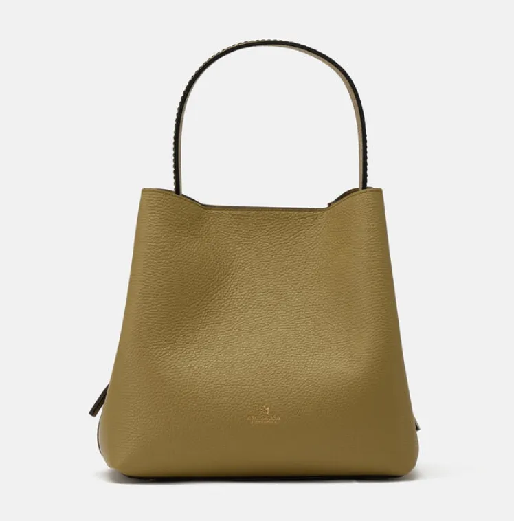 Cuoieria Fiorentina Candy Bucket Bag Pebble Grain