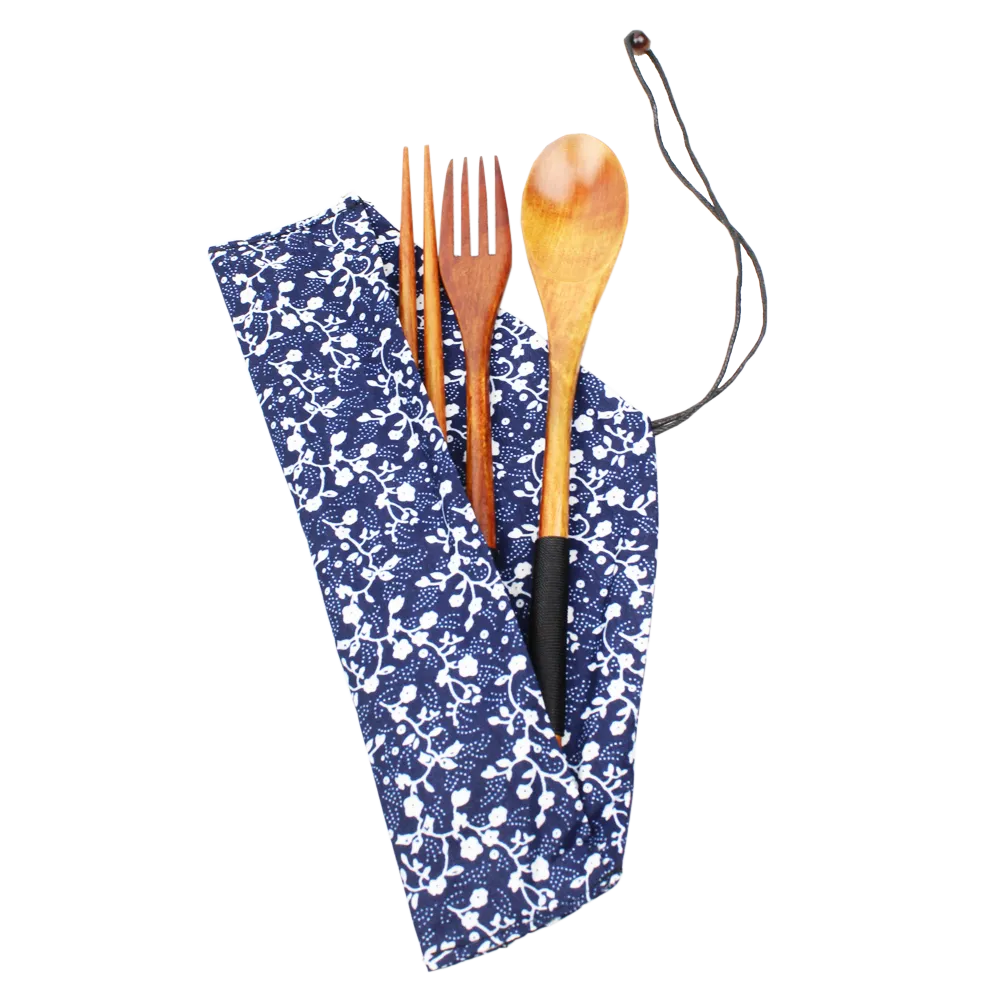 Custom Engraved Utensil Set   Pouch