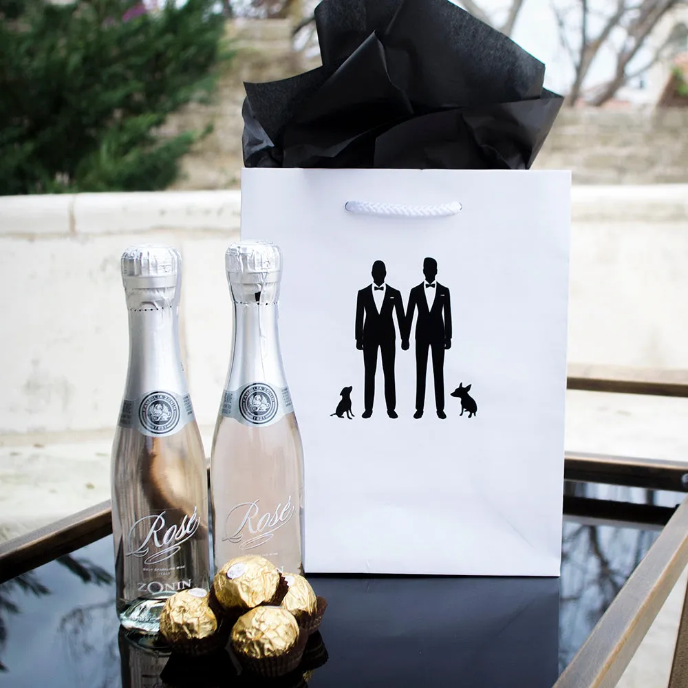 Custom Wedding Logo Welcome Gift Bags