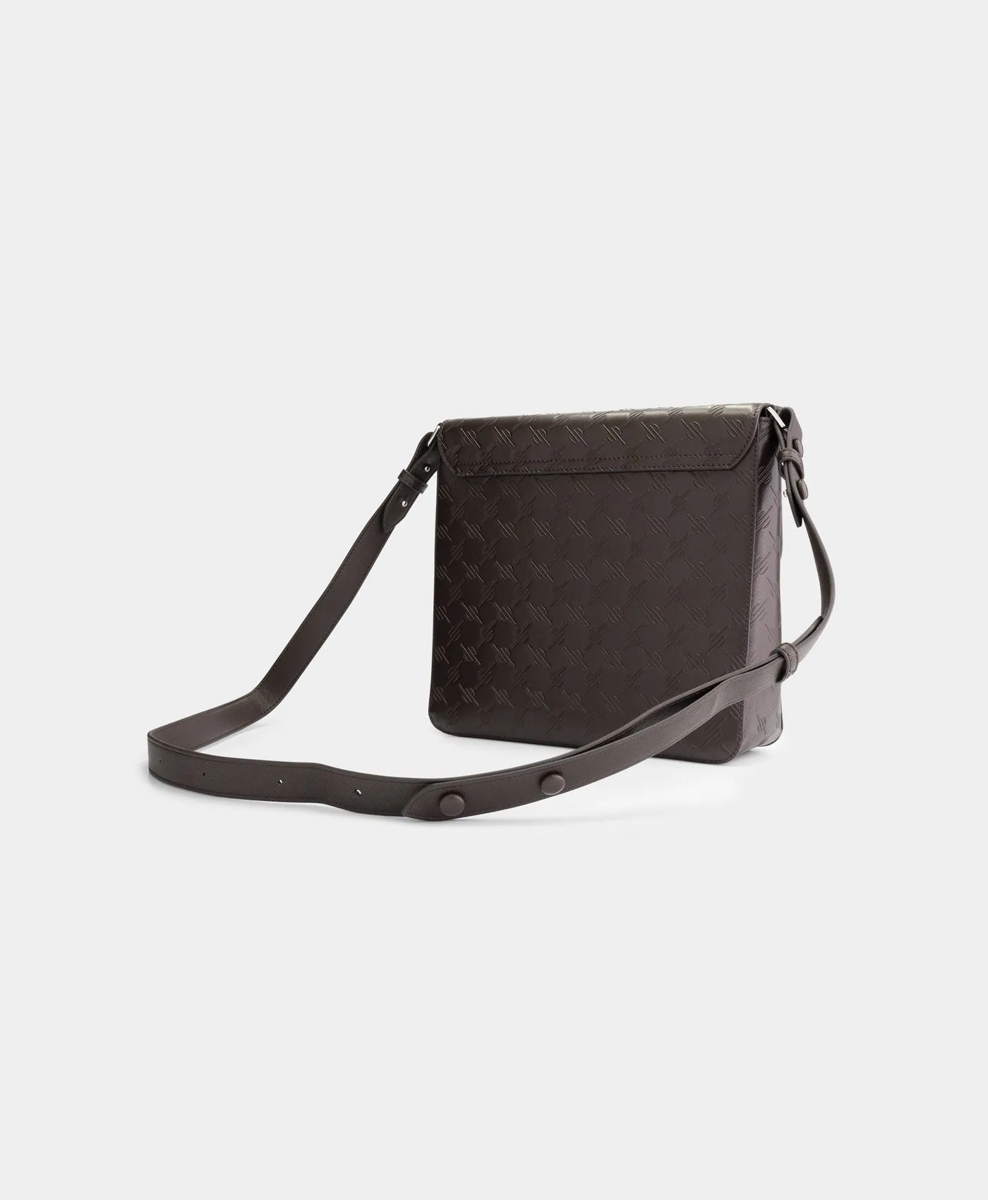 Dark Brown Myshus Monogram Bag